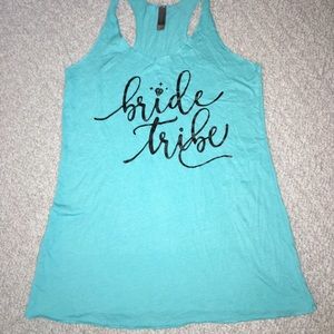 Racer Back “Bride Tribe” Tank Top